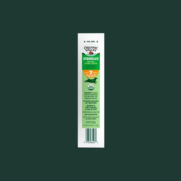 Organic Valley Stringles Mozzarella String Cheese
