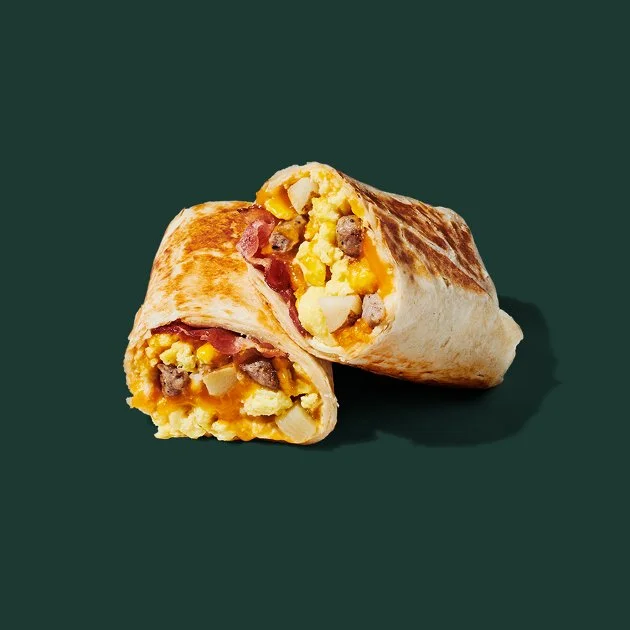 Starbucks Bacon, Sausage & Egg Wrap  