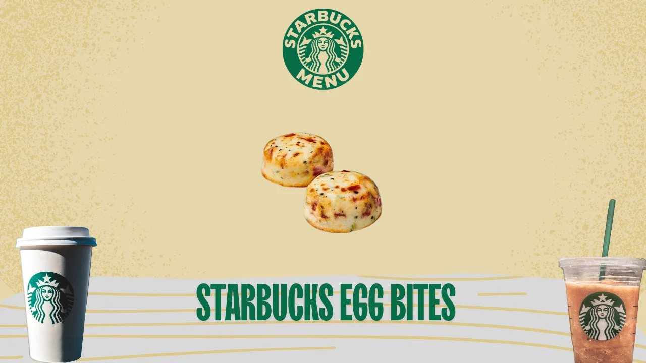 Two fluffy Starbucks egg bites on a plate. See today’s prices and savor protein-packed goodness. Click to view menu!