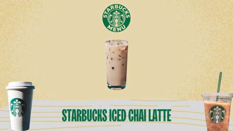 A tall, icy Starbucks Iced Chai Latte in a clear cup. See the price range, calorie count (hint: it's a tasty treat!), and full nutrition details inside.