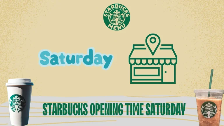 Open early on Saturdays! Check your local Starbucks store hours and plan your weekend coffee run.