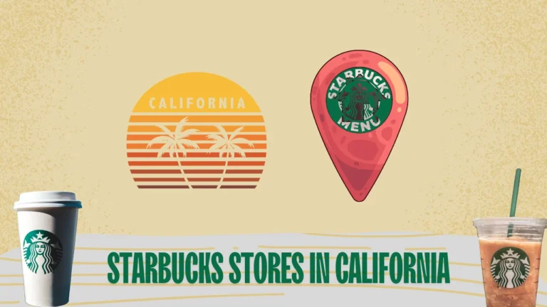 Sunny California street scene with a welcoming Starbucks storefront, inviting you to find your perfect coffee stop.